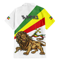 Ethiopia Family Matching Mermaid Dress and Hawaiian Shirt Lion Of Judah Emblem With Cross - Wonder Print Shop