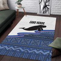 Cape Verde Manatee Area Rug Pattern With Flag Color - Wonder Print Shop