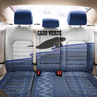Cape Verde Manatee Back Car Seat Cover Pattern With Flag Color - Wonder Print Shop