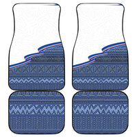 Cape Verde Manatee Car Mats Pattern With Flag Color - Wonder Print Shop