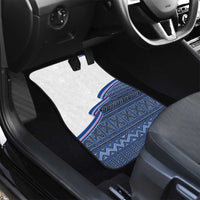 Cape Verde Manatee Car Mats Pattern With Flag Color - Wonder Print Shop
