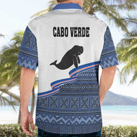 Cape Verde Manatee Hawaiian Shirt Pattern With Flag Color - Wonder Print Shop