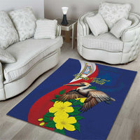Personalized Sint Maarten Flag Day Area Rug 40th Anniversary Semper Progrediens