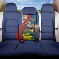 Personalized Sint Maarten Flag Day Back Car Seat Cover 40th Anniversary Semper Progrediens