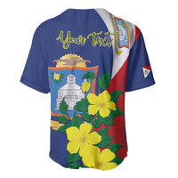 Personalized Sint Maarten Flag Day Baseball Jersey 40th Anniversary Semper Progrediens