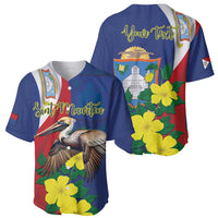 Personalized Sint Maarten Flag Day Baseball Jersey 40th Anniversary Semper Progrediens