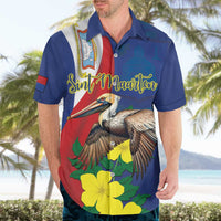 Personalized Sint Maarten Flag Day Hawaiian Shirt 40th Anniversary Semper Progrediens