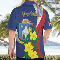Personalized Sint Maarten Flag Day Hawaiian Shirt 40th Anniversary Semper Progrediens