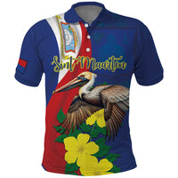 Personalized Sint Maarten Flag Day Polo Shirt 40th Anniversary Semper Progrediens