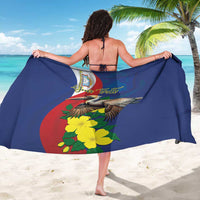 Personalized Sint Maarten Flag Day Sarong 40th Anniversary Semper Progrediens