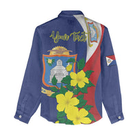 Personalized Sint Maarten Flag Day Women Casual Shirt 40th Anniversary Semper Progrediens