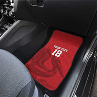 Custom Sint Maarten Football Red Version Car Mats Go Champion