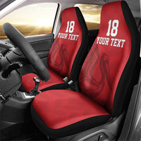 Custom Sint Maarten Football Red Version Car Seat Cover Go Champion