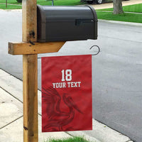 Custom Sint Maarten Football Red Version Garden Flag Go Champion