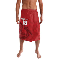 Custom Sint Maarten Football Red Version Lavalava Go Champion