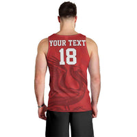 Custom Sint Maarten Football Red Version Men Tank Top Go Champion