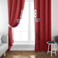 Custom Sint Maarten Football Red Version Window Curtain Go Champion