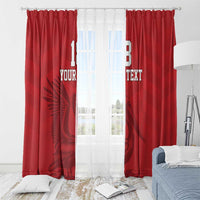 Custom Sint Maarten Football Red Version Window Curtain Go Champion