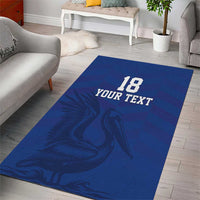 Custom Sint Maarten Football Blue Version Area Rug Go Champion