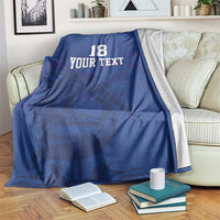 Custom Sint Maarten Football Blue Version Blanket Go Champion