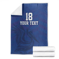 Custom Sint Maarten Football Blue Version Blanket Go Champion