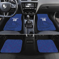 Custom Sint Maarten Football Blue Version Car Mats Go Champion