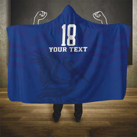 Custom Sint Maarten Football Blue Version Hooded Blanket Go Champion