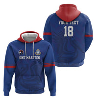 Custom Sint Maarten Football Blue Version Hoodie Go Champion