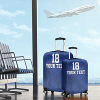 Custom Sint Maarten Football Blue Version Luggage Cover Go Champion