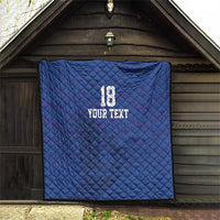 Custom Sint Maarten Football Blue Version Quilt Go Champion