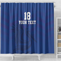 Custom Sint Maarten Football Blue Version Shower Curtain Go Champion