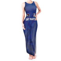 Custom Sint Maarten Football Blue Version Tank Maxi Dress Go Champion