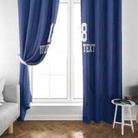 Custom Sint Maarten Football Blue Version Window Curtain Go Champion
