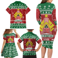 Nakatomi Christmas Party 1988 Family Matching Long Sleeve Bodycon Dress and Hawaiian Shirt Christmas Funny - Wonder Print Shop