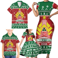 Nakatomi Christmas Party 1988 Family Matching Short Sleeve Bodycon Dress and Hawaiian Shirt Christmas Funny - Wonder Print Shop