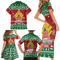 Nakatomi Christmas Party 1988 Family Matching Short Sleeve Bodycon Dress and Hawaiian Shirt Christmas Funny - Wonder Print Shop