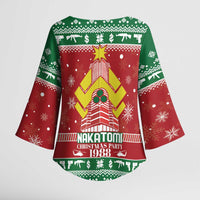 Nakatomi Christmas Party 1988 Kimono Sleeve Blouse Christmas Funny - Wonder Print Shop