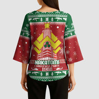 Nakatomi Christmas Party 1988 Kimono Sleeve Blouse Christmas Funny - Wonder Print Shop