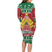 Nakatomi Christmas Party 1988 Long Sleeve Bodycon Dress Christmas Funny - Wonder Print Shop