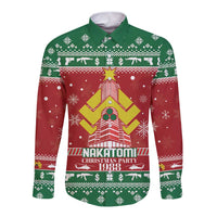 Nakatomi Christmas Party 1988 Long Sleeve Button Shirt Christmas Funny - Wonder Print Shop