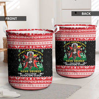 Nakatomi Plaza Christmas Laundry Basket Hans Gruber Party 1988 - Wonder Print Shop