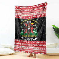Nakatomi Plaza Christmas Blanket Hans Gruber Party 1988 - Wonder Print Shop