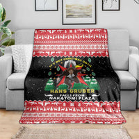 Nakatomi Plaza Christmas Blanket Hans Gruber Party 1988 - Wonder Print Shop