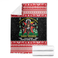 Nakatomi Plaza Christmas Blanket Hans Gruber Party 1988 - Wonder Print Shop
