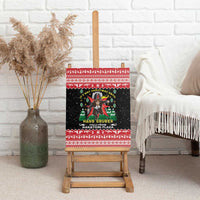 Nakatomi Plaza Christmas Canvas Wall Art Hans Gruber Party 1988 - Wonder Print Shop