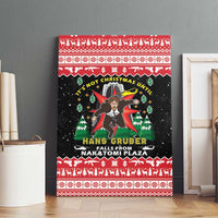 Nakatomi Plaza Christmas Canvas Wall Art Hans Gruber Party 1988 - Wonder Print Shop