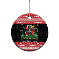 Nakatomi Plaza Christmas Ceramic Ornament Hans Gruber Party 1988 - Wonder Print Shop