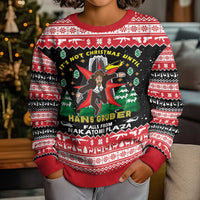 Nakatomi Plaza Christmas Kid Ugly Christmas Sweater Hans Gruber Party 1988 - Wonder Print Shop