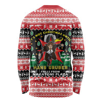 Nakatomi Plaza Christmas Long Sleeve Shirt Hans Gruber Party 1988 - Wonder Print Shop