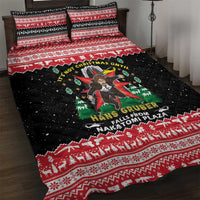 Nakatomi Plaza Christmas Quilt Bed Set Hans Gruber Party 1988 - Wonder Print Shop